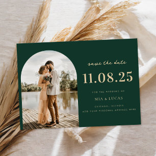 Save The Date Minimal Chic Photo Mariage Enregistrer La Date