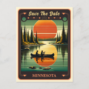 Save the Date Minnesota Invitation Postcard