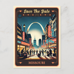 Save the Date Missouri Invitation Postcard