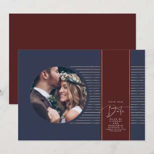 Save The Date Moderne Minimal Delicate Enregistrer La Photo Date