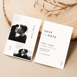 Save The Date Moderne Ultra Minimaliste 2 Mariage photo