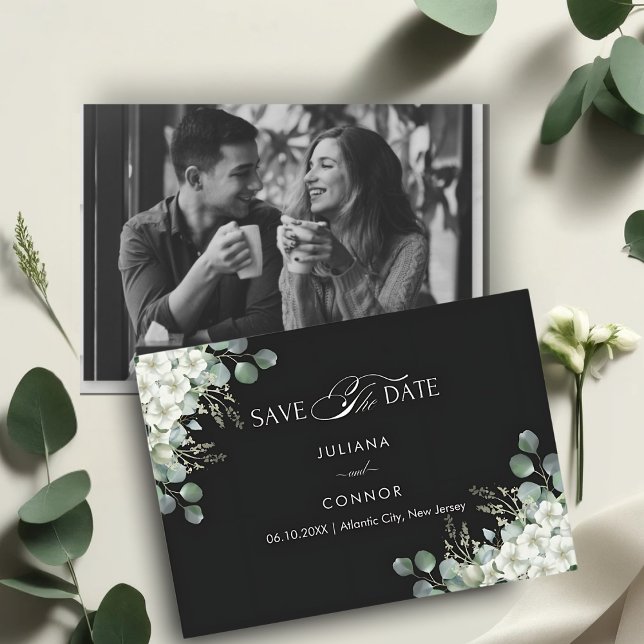 Save The Date Moderne verdure émeraude  (Créateur téléchargé)