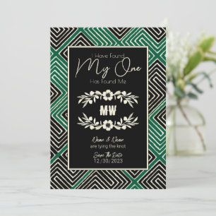Save The Date MON Mariage Tribal Africain M'A Trouvé