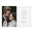 Monogramme classique Photo Mariage noir et blanc