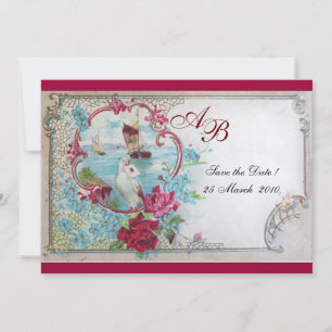 SAVE THE DATE MONOGRAMME DE ROMANTICA