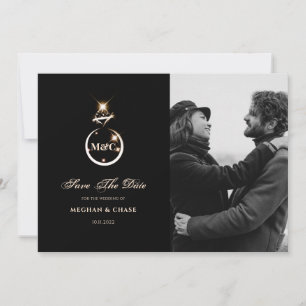 Save The Date Monogramme or Diamond Mariage photo