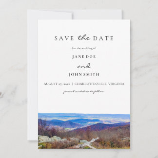 Save The Date Montagnes de Virginie Sauvegarder la date
