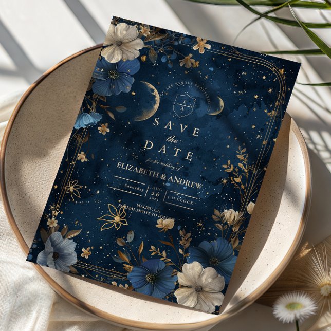 Save The Date Moonlit Starflower Wedding (Créateur téléchargé)