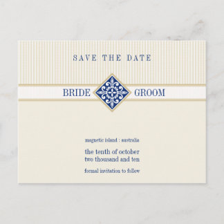 SAVE THE DATE :: motif 1 Announcement Postcard