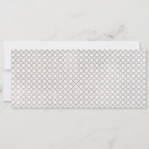 Save The Date Motif géométrique beige islamique