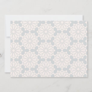 Save The Date Motif géométrique islamique