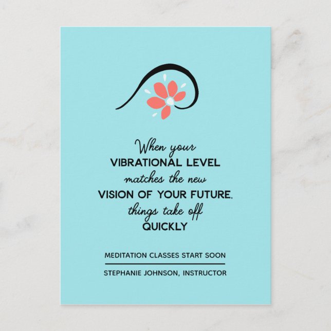 Save the Date Motivational Business Announcement (Front)