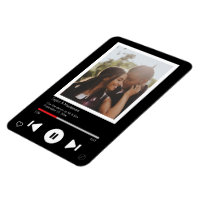 Save The Date Music Player First Dance Photo