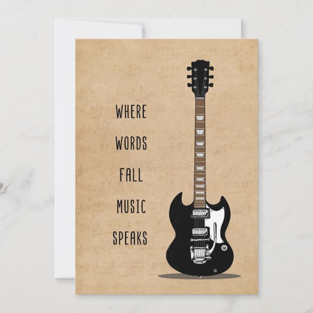 Save The Date Musique Art Où Les Mots Chute Musique Parle (Devant)
