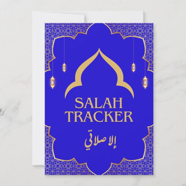 Save The Date Muslim Salah Weekly Tracker (Devant)