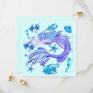 Save The Date Mystic Fairy Purple Créature Carreaux en céramique