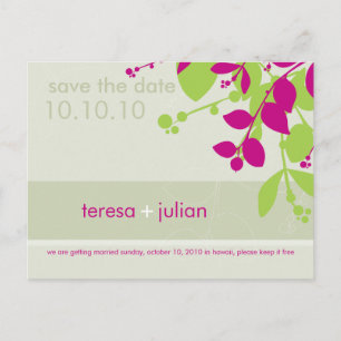 SAVE THE DATE :: native 4 Announcement Postcard