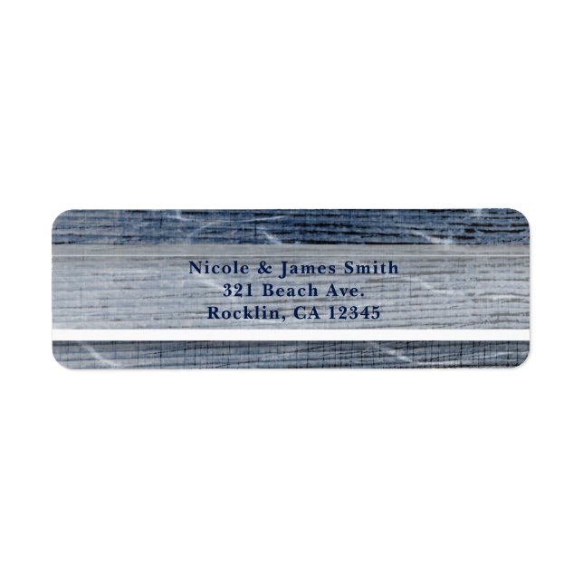 SAVE THE DATE Nautical Beach Engagement Invitation (Front)