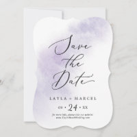 Nettoyage aquarelle | Mariage violet
