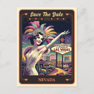 Save the Date   Nevada Invitation Postcard