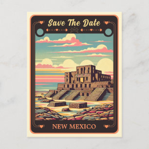 Save the Date   New Mexico Invitation Postcard