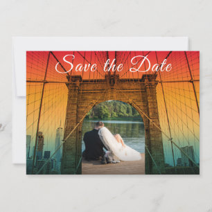 Save The Date  New York Newly Weds Wedding Invitation