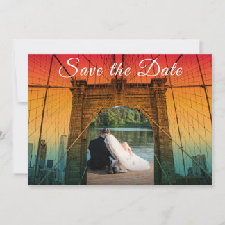 Save The Date  New York Newly Weds Wedding Invitation