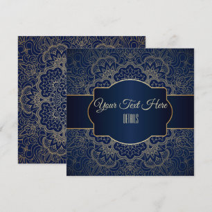 Save The Date N'Importe Quel Événement Elegant Gold Mandala