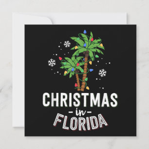 Save The Date Noël En Floride Pont Les Palmiers Famille Va
