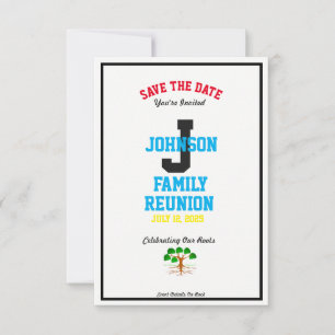 Save The Date Nom Famille Réunion Date Nom