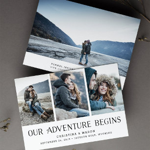 Save The Date Notre aventure commence Multi Photo Enregistrer
