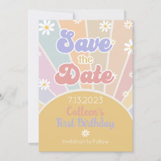 Save The Date Notre petit soleil sauvez la date