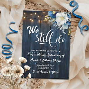 Save The Date Nous Faisons Encore 25ème Anniversaire Mariage Lum