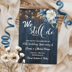 Save The Date Nous Faisons Encore 60ème Anniversaire Mariage Lum