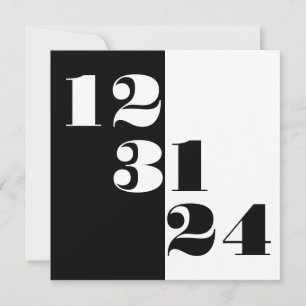 Save The Date Nouvel An Eve Enregistrer la date 12 31 24 Mariage