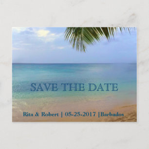 Save the Date   Ocean   Postcard Announcement Card