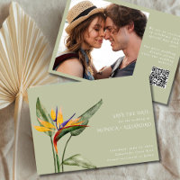 Oiseau tropical de Paradise Beach Mariage Photo