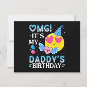 Save The Date OMG C'est l'anniversaire de mon papa, heureux pour