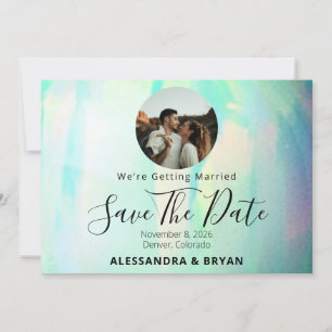 Save The Date Opal Gemstone Elegant