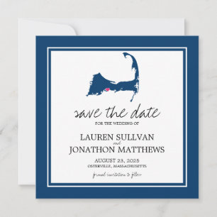 Save The Date Osterville Cape Cod Wedding Enregistrer la date