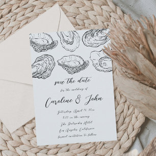 Save The Date Oyster Sauvez la Date - Oyster Mariage