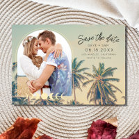 Palmiers tropicaux Photo Plage Mariage