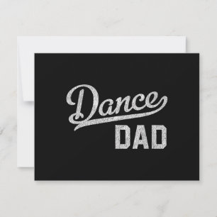 Save The Date Papa de la danse Danseur fier Papa