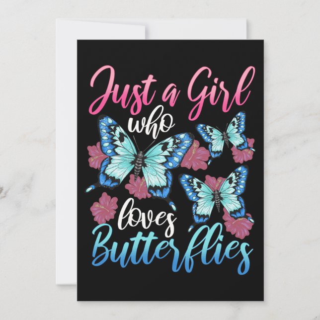 Save The Date Papillon Aime Juste Une Fille Qui Aime Les Papillo (Devant)