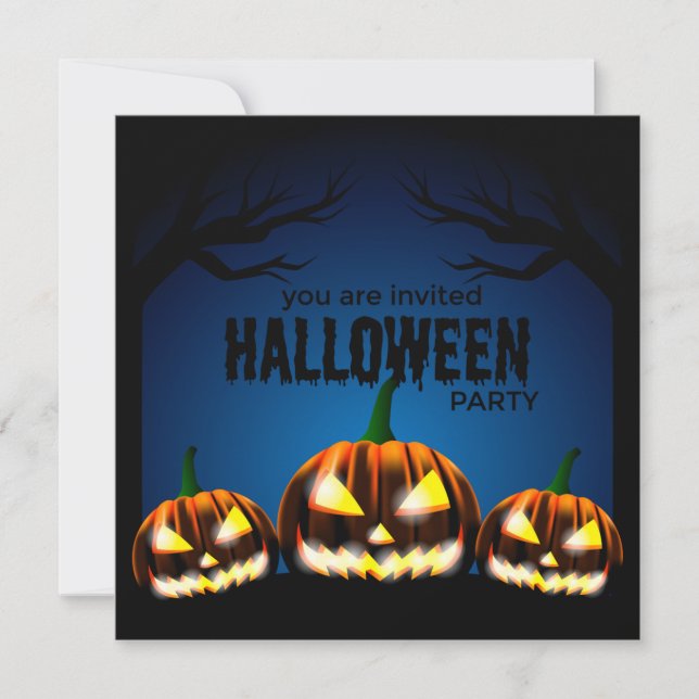 Save The Date parti halloween (Devant)