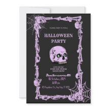 Partie d'Halloween pour adultes Vintage crâne goth