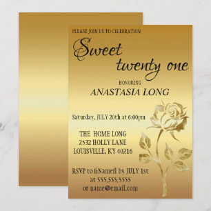 Save The Date Parties scintillant Or Moderne Et Élégante Enregis