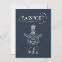Passeport bleu de la marine indienne Enregistrer l