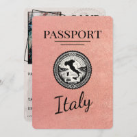 Passeport rose Gold Italie