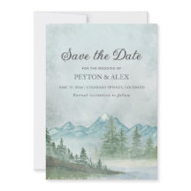 Peinture de lac de montagnes enneigées Mariage Sau